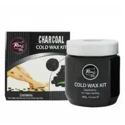 RIVAJ CHARCOAL COLD WAX KIT 380G