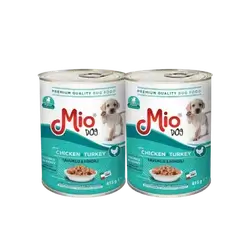 Mio - Puppy - Chicken & Turkey - Chunk in Gravy 2×415g