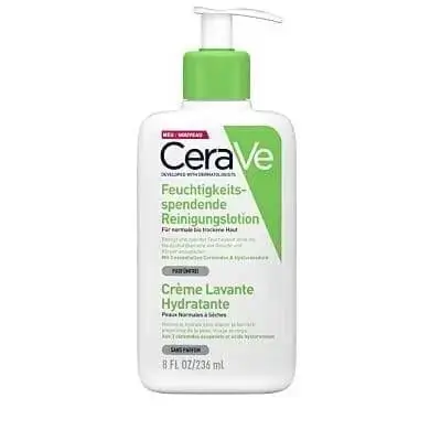 Cerave Creme Lavente Hydratane 236ml//سيرافي غسول كريمي مرطب للوجه والجسم 236ml