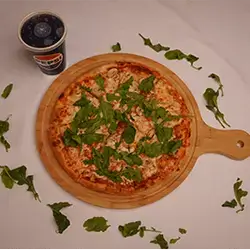 Mushroom Pizza With Rocca