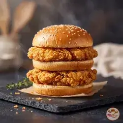 Double Chicken Burger Classic
