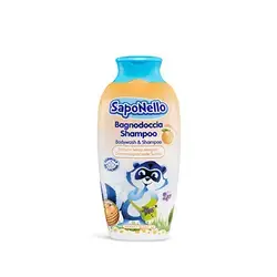 Saponello Delicate Bodywash & Shampoo – Apricot 400 Ml