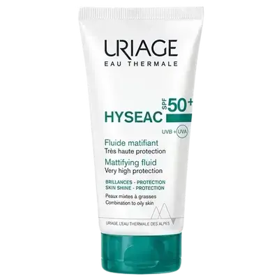 HYSEAC Mattifying Fluid SPF50+ Very High Protection Moisturizes 50ml _ URIAGE