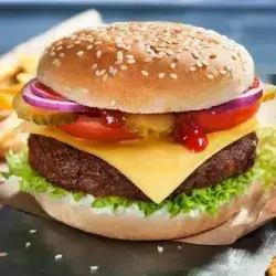 Beef Burger With Cheese