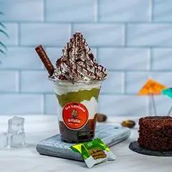Ice Cream Cocktail with Dubai Chocolate