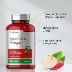 Apple Cider Vinegar 2400mg Capsules 150