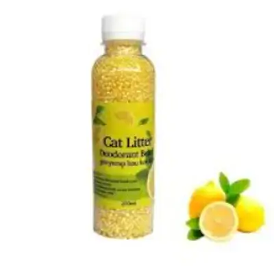 Cat Litter Deodorizer Granules – Lemon Scent
