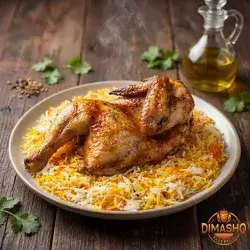 Half Grilled Chicken And Biryani