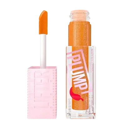 Lifter Plump + Chili Pepper Lip Plumping Gloss 008 HOT HONEY 5.4ml _ MAYBELLINE NEW YORK