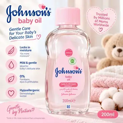 Johnson’s Baby Oil – 200 mL