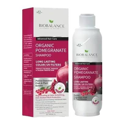 Organic Pomegranate Shampoo 330ml _ Bio Balance