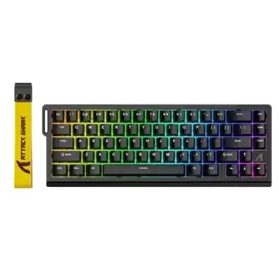 ATTACK SHARK X68 Black HE Rapid Trigger Keyboard Magnetic Switch