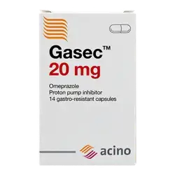 Gasec (Omeprazole 20mg) 14 Capsules _ Acino