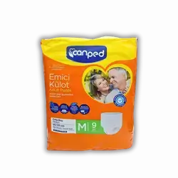 Jan Bed Shorts Medium Diaper Pack, 9 Count