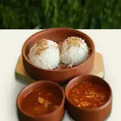 Plain Rice And Broth