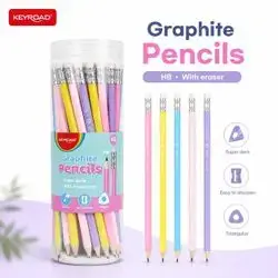 KEYROAD HB Graphite Pencils,48 pcs.