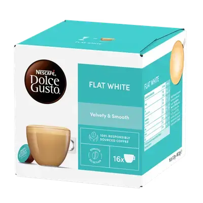 NESCAFÉ Dolce Gusto Flat White – 16 Capsules