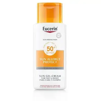 SUN ALLERGY PROTECT cream gel SPF50+ Sunscreen Eucerin/كريم جل واقي من الشمس SPF50 + حماية من حساسية الشمس من يوسيرين 150مل