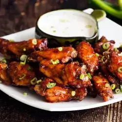 BBQ Chicken Wings Platter