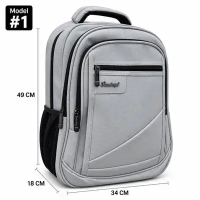 Flamingo Leather Backpack – Model #1, 4 Zippers