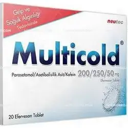 neutec multicold 200/250/50 effervescent tab