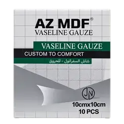 Vaseline Gauze Custom to Comfort 10cm×10cm 10Pcs A-010 _ AZ MDF
