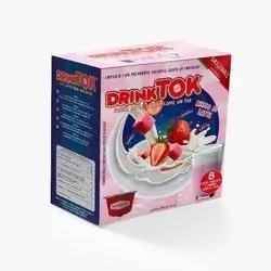 Drinktok Strawberry Milk with Candy