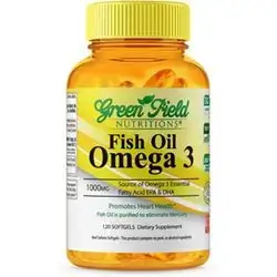 Fish Oil Omega 3 1000mg 120 Softgels_green Field
