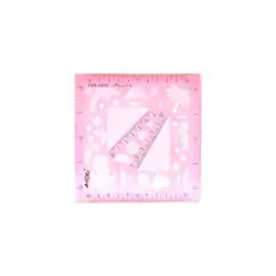 Flexible Square stencil and ruler ,