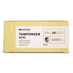Kronans Apotek Tamponger Mini Tampong, 16 st