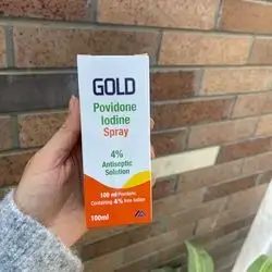 GOLD povidone iodine spray 4% 100ml antiseptic solution