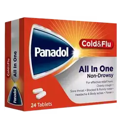 Panadol All in One Cold & Flu 24 Tablets