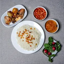 Rice And Broth With Chicken Meal