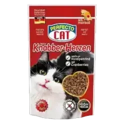 Perfecto Cat Feine Nibble Hearts Anti Hairball & Voralpenrind 50g