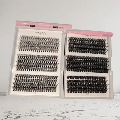 Cluster False Eyelashes Set with Multiple Densities (20D~100D).