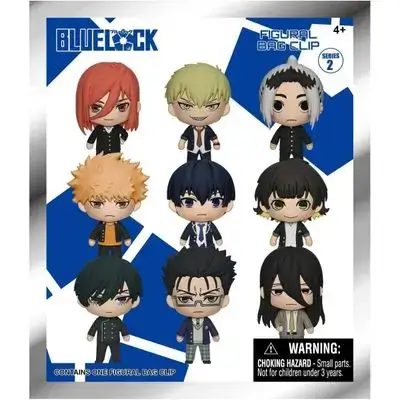 Blue Lock 3D keychain Figural Bag Clip Blue Lock Series 2 Mystery Pack 1