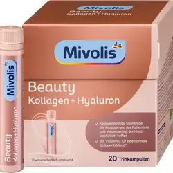 Beauty collagen + hyaluronic acid, drinking ampoules, 20 pieces, 500 ml