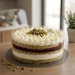 Pistachio Raspberry Cake
