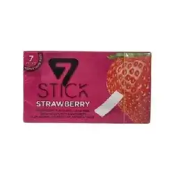 7 Stick Strawberry Flavored Gum 14.5g