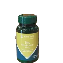 zinc (zinc gluconate )50mg promotr immune health , metabolism , and wellness 30tablets 1 per day _ bristol
