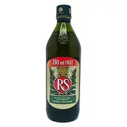 1 Liter Oval Glass Can Rs Olive Oil