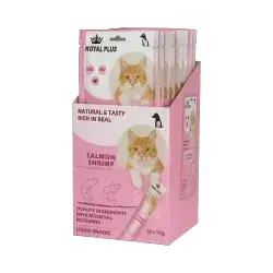Royal Plus Liquid Snacks – Salmon & Shrimp