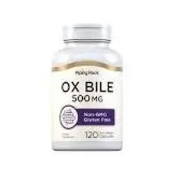Piping Rock Ox Bile Supplement 500mg | 120 Capsules | Digestive Enzyme | Non-GMO, Gluten Free