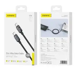Foneng Type-c to Type-c 100w/ zink Alloy Data Cable