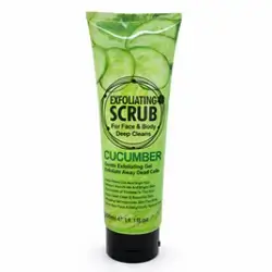 Cucumber Exfoliating Scrub For Face & Body Deep Cleans
