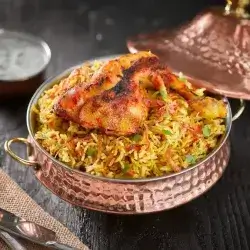 Biryani Rice With Oven Chicken