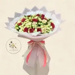 White Baby Rose Bouquet