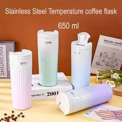 stainless-steel temperature coffee flask 650ml