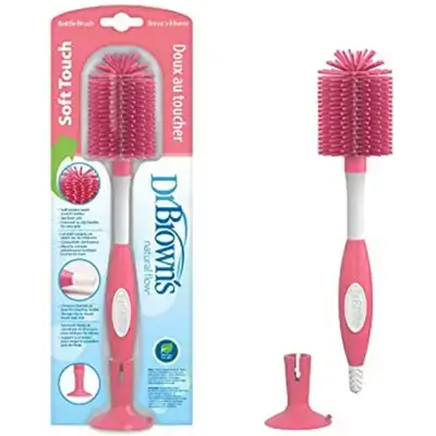 bottle brush soft touch pink (Dr,Browns)