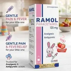 RAMOL Paracetamol 120 mg Oral Suspension